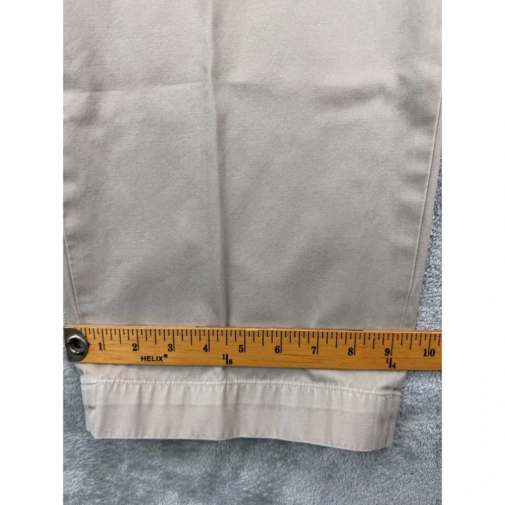 Banana Republic Mens Dawson Pants 36x32 (Real 36x31) Khaki Chino Straight Cotton